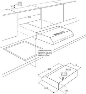 Okap Electrolux LFU216X 2