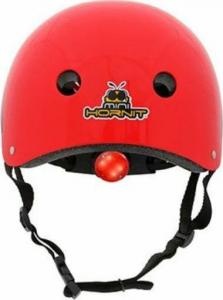 Mini Hornit Kask rowerowy Aviators czerwony r. 53-58cm (AVM909) 2