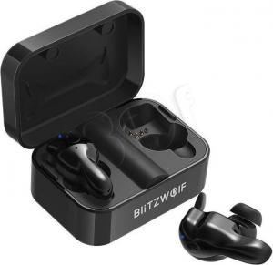 Słuchawki Blitzwolf BW-FYE1 (dokanałowe; bezprzewodowe; z wbudowanym mikrofonem; kolor czarny) 1