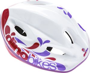 Dino bikes Vaikiškas dviratininko šalmas Dino Bikes, baltas/rožinis 1