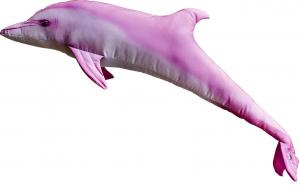 Gaby Poduszka Ryba Delfin Butlonosy Różowy 125cm 1