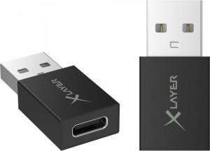 Adapter USB Xlayer USB-C - LAN (RJ45) Biały (216191) 1