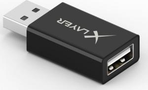 Adapter USB Xlayer USB - USB Czarny (216224) 1
