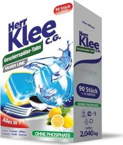 Herr Klee Tabletki do zmywarki Herr Klee C.G. Silver Line 102 sztuki uniwersalny 1