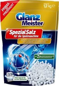 GlanzMeister Skompresowana sól do zmywarki GlanzMeister +Zn 1,2 kg uniwersalny 1