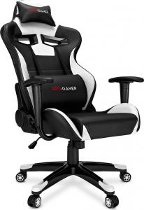 Fotel Pro-Gamer Aguri Czarno-biały (PG30) 7