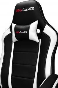 Fotel Pro-Gamer Atilla Czarno-biały 6