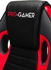 Fotel Pro-Gamer Flame+ Czarno-czerwony 2