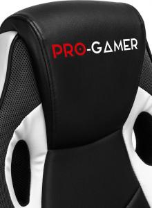 Fotel Pro-Gamer Pagani Czarno-biały 7