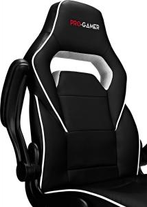 Fotel Pro-Gamer Strike Czarno-biały (PG18) 7