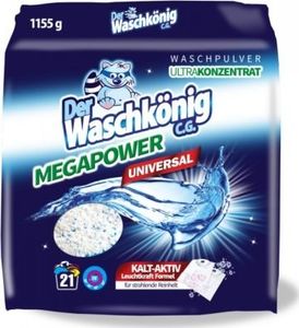 Der Waschkönig Proszek do prania Der Waschkönig C.G. MegaPower Universal 1155 g - 21 WL uniwersalny 1