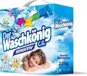 Der Waschkönig Proszek do prania Der Waschkönig C.G. Sensitiv 2 kg - 22 WL uniwersalny 1