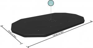 Bestway Pokrywa do basenu Power Steel Oval 7