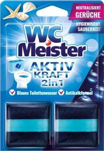 WC Meister Kostka barwiąca do spłuczki WC Meister - zapach morski uniwersalny 1