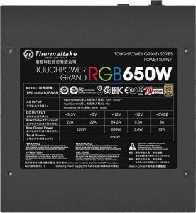 Zasilacz Thermaltake Toughpower Grand RGB 650W (PS-TPG-0650FPCGEU-S) 2