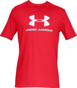 Under Armour Koszulka męska Sportstyle Logo Tee czerwona r. XL (1329590-600) 1