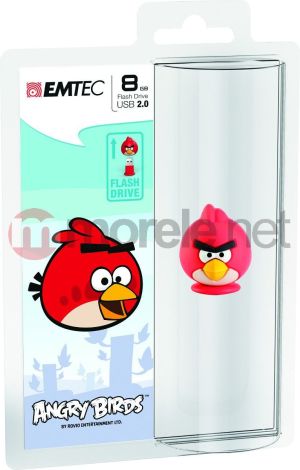 Pendrive Emtec A100 8GB Angry Birds Red Bird Czerwony 3