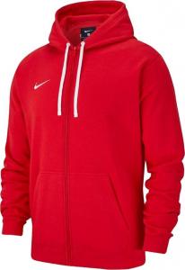 Nike Bluza dziecięca Hoodie FZ Y Team Club 19 czerwona r. 158-170cm (AJ1458 657) 1