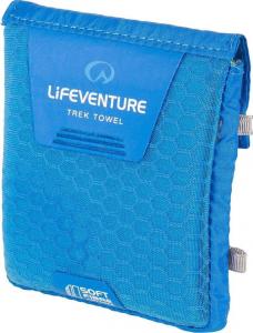 Lifeventure Ręcznik szybkoschnący SoftFibre Advance Trek Pocket niebieski 1
