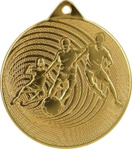 Tryumf Medal Metalowy Piłka Nożna Fi 70 Mmc3070 - Złoto 1