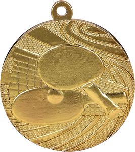 Tryumf Medal 40mm złoty tenis stołowy MMC1840/G 1