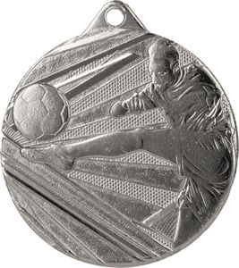 Tryumf Medal 50mm stalowy srebrny piłka nożna ME001/S 1