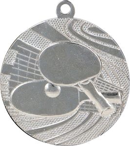 Tryumf Medal 40mm srebrny tenis stołowy MMC1840/S 1