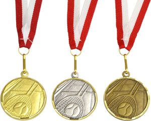 Medal Promo 40Mm Tenis Ziemny Srebrny 269008 1