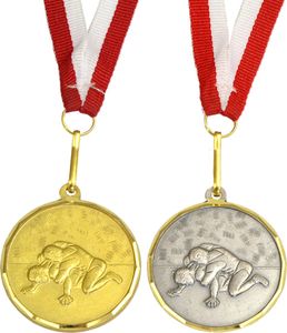 Medal Promo 40Mm Zapasy Srebrny 268681 1
