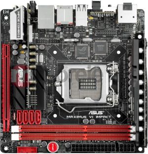Płyta główna Asus MAXIMUS VI IMPACT Z87 (Z87/PCIe3.0/WF/BT/s.1150/mITX) 2
