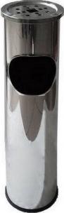Kosz na śmieci Feniks popielnica 9L stalowy (FEN000269) 2