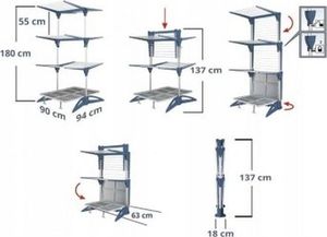 Suszarka na pranie Meliconi Suszarka pionowa Stendimeglio 60 7