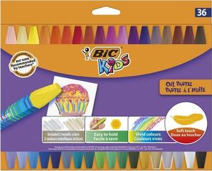 Bic Kredki pastele olejne Kids oil 36 kolorów BIC 1
