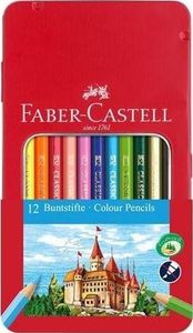 Faber-Castell Kredki Zamek 12 kolorów op. metal. FABER CASTELL 1