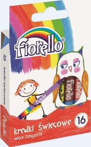 Fiorello Kredki świecowe 16 kolorów FIORELLO 1