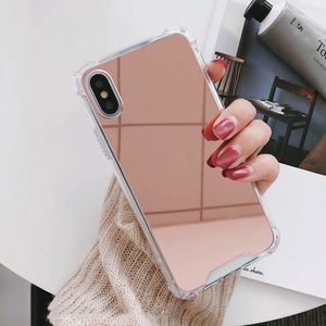 Etui Lustro Mirror Anti shock IPHONE X różowe uniwersalny 2