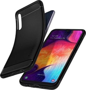 Spigen Etui Rugged Armor Galaxy A50 czarne Matte 4