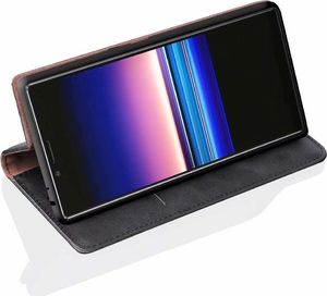 Kabura Prestige Book etui flip SAMSUNG GALAXY A50 czarna uniwersalny 4