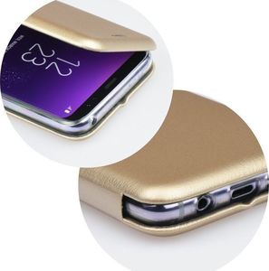 Etui portfel Flip Elegance SAMSUNG GALAXY S10e S10 LITE złote uniwersalny 2
