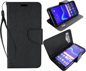 Etui Fancy HUAWEI P SMART 2019 granatowo- limonkowe uniwersalny 6