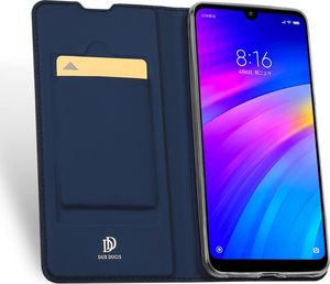 Dux Ducis Etui Skin Leather redmi 7 granatowe 3