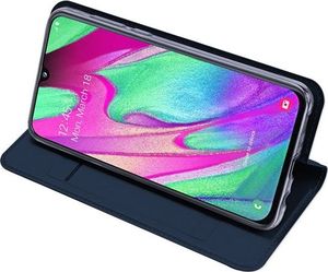 Dux Ducis Etui skin leather Galaxy A40 złote 5