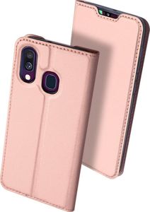 Dux Ducis Etui skin leather Galaxy A40 różowe 1