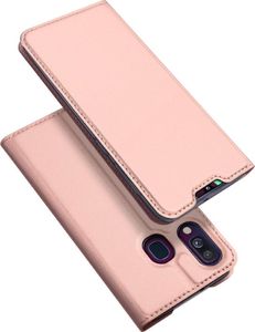Dux Ducis Etui skin leather Galaxy A40 różowe 2
