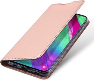 Dux Ducis Etui skin leather Galaxy A40 różowe 4