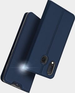 Dux Ducis Etui skin leather Galaxy A40 granatowe 11