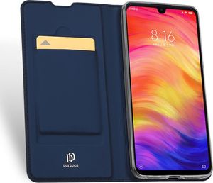 Dux Ducis Etui Skin leather Redmi Note 7 granatowe 3