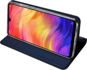 Dux Ducis Etui Skin leather Redmi Note 7 granatowe 5