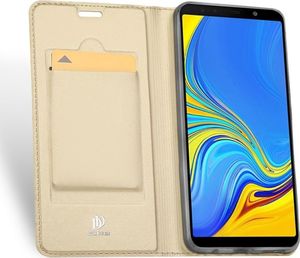 Dux Ducis Skin Leather HUAWEI P SMART 2019 złote uniwersalny 3