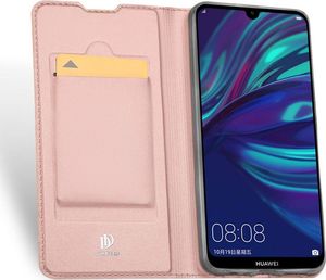 Dux Ducis Skin Leather HUAWEI P SMART 2019 jasno różowe uniwersalny 4
